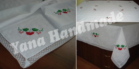 Скатертина вишита - Калина